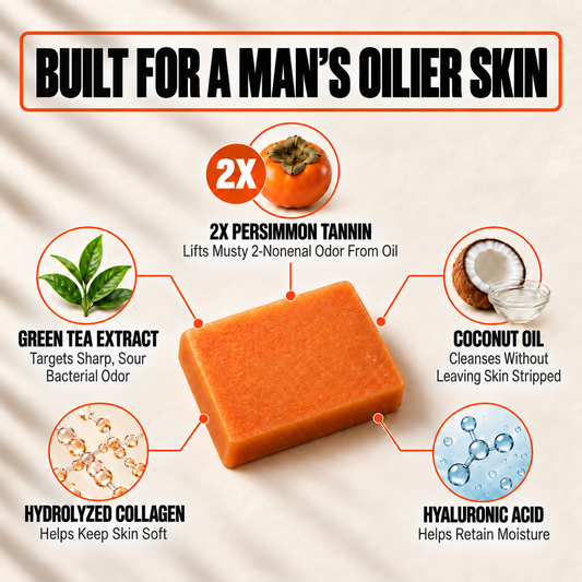 SHIBU Persimmon Soap Made for Men